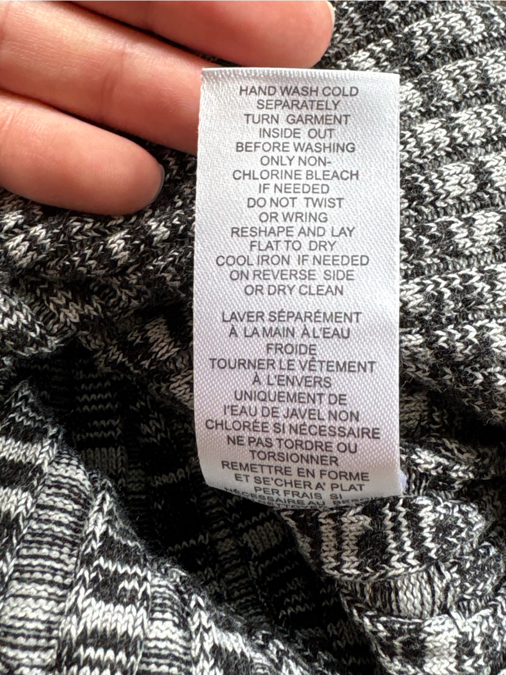 House of Harlow 1960 Heavyweight Quiet Luxury Knit Marled Ribbed Henley Sweater - Picture 8 of 8